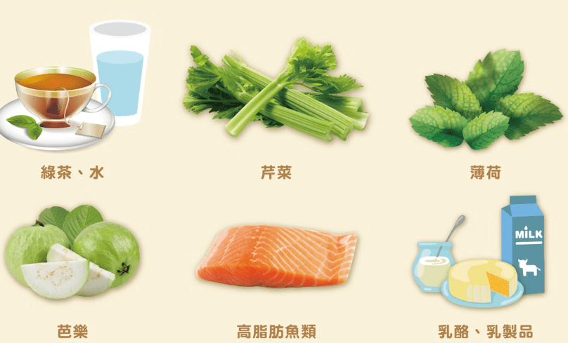 促進唾液分泌的食物